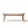 Mesa de madera plegable de 120 x 40 x 30 cm en color natural